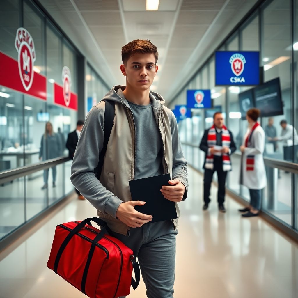 Козлов проходит медосмотр в Москве перед потенциальным переходом в ЦСКА